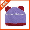 wholesale cheap cute custom cat ear knitted beanie hat